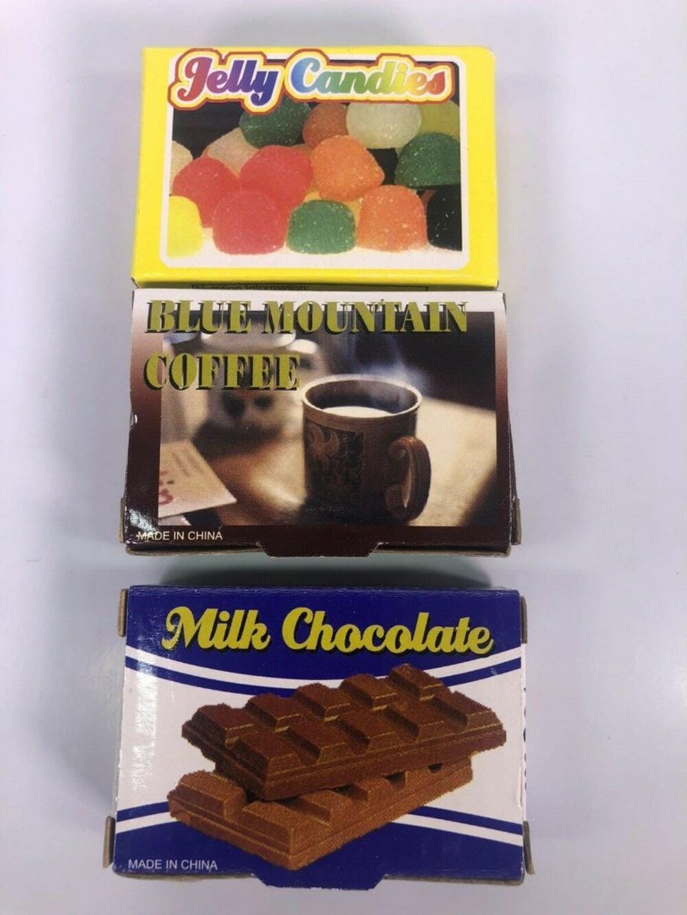 vtg lot of12 miniature play food grocery store display - Picture 4 of 6